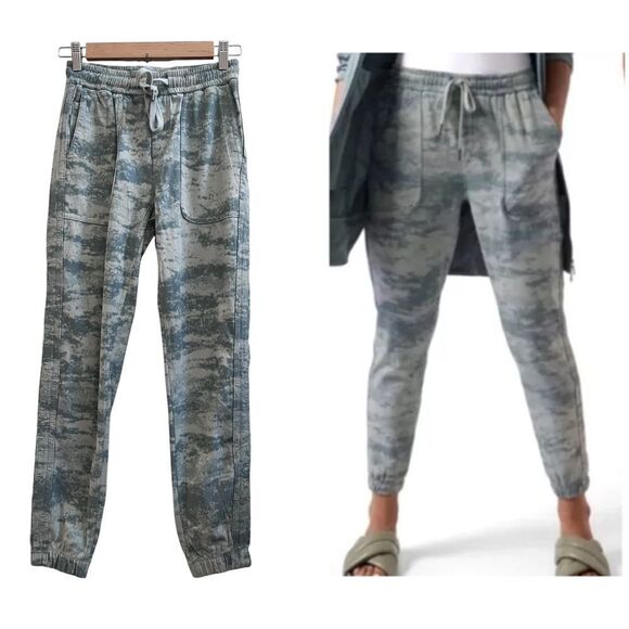 Athleta Farallon Fog Camo Coast Jogger Pant Size XXS - Picture 14 of 14